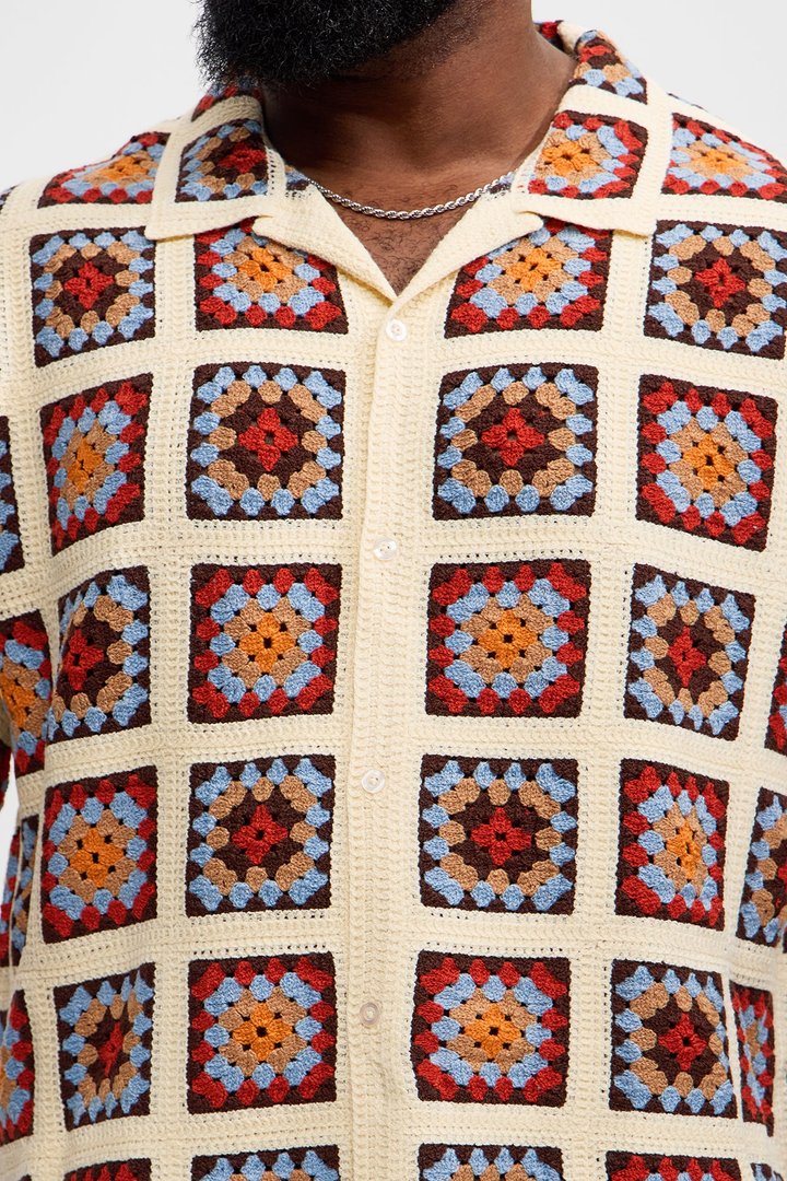 Nolan Textured Shirt - Multi Color