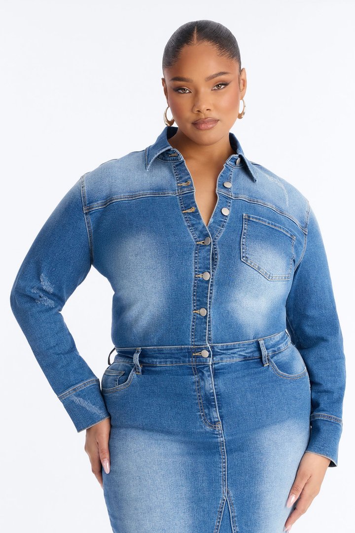 Belleville Denim Dresses Midi Dress - Denim