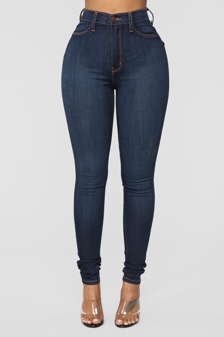 Classic Beauty Booty Lifter Skinny Jeans - Dark Denim