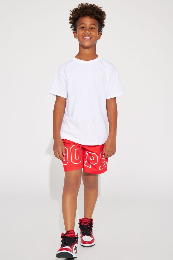 Mini it's Dope Swim Trunk - Red