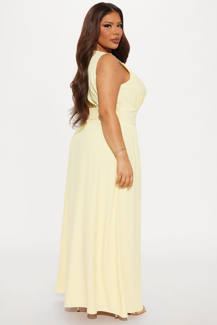 Juliet Maxi Dress - Butter Yellow