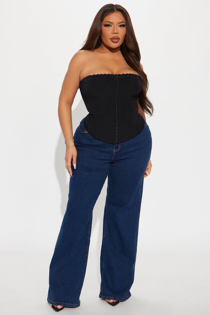 Hot Date Corset Top - Black