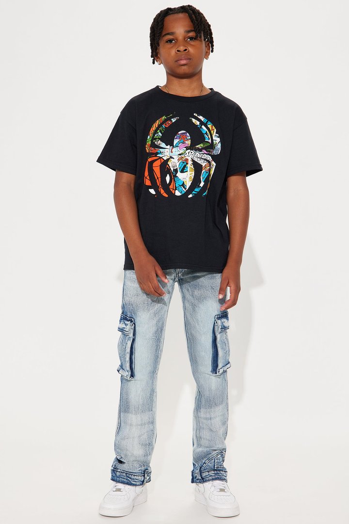 Mini Spider-Man Iconic Comic T-Shirt - Black