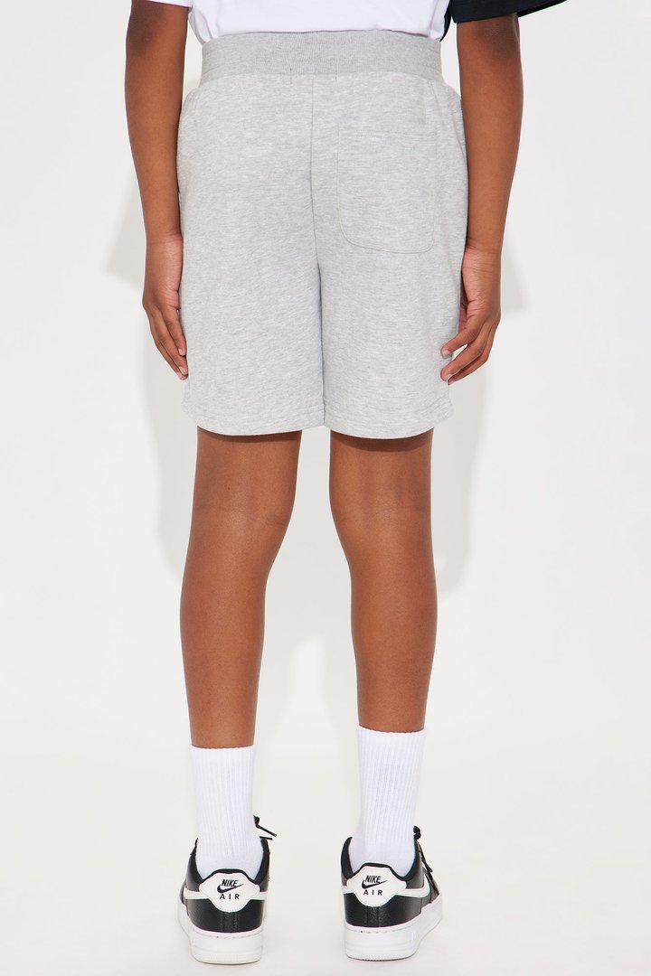 Mini Tyson Sweatshort - Heather Grey