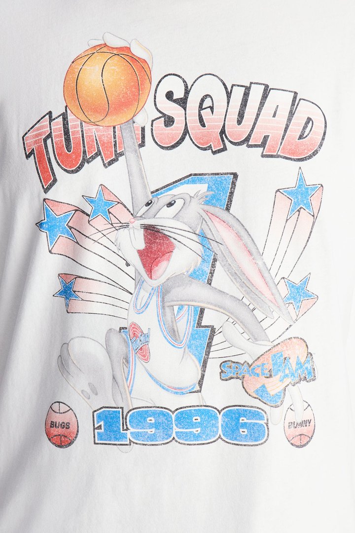 Space Jam Tune Squad 1996 Premium Short Sleeve Shirt - White