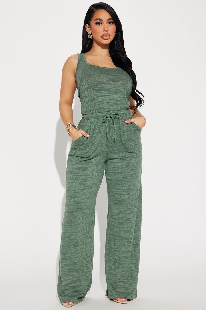 Set The Standard Jumpsuit - Green