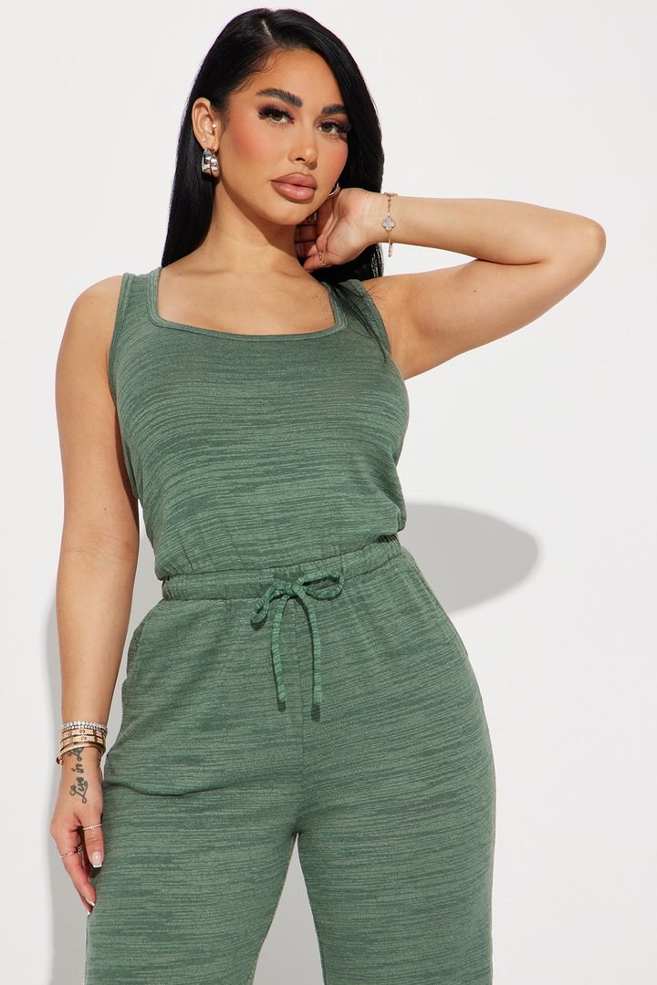 Set The Standard Jumpsuit - Green
