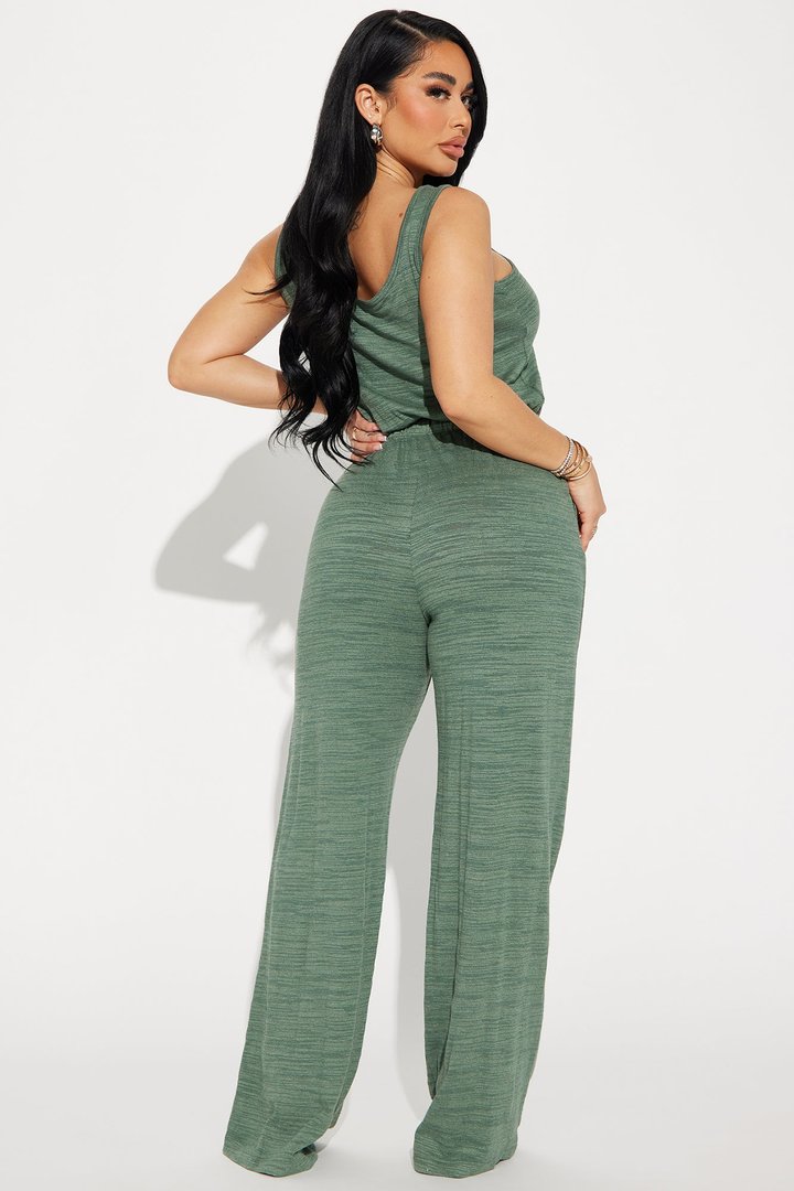 Set The Standard Jumpsuit - Green