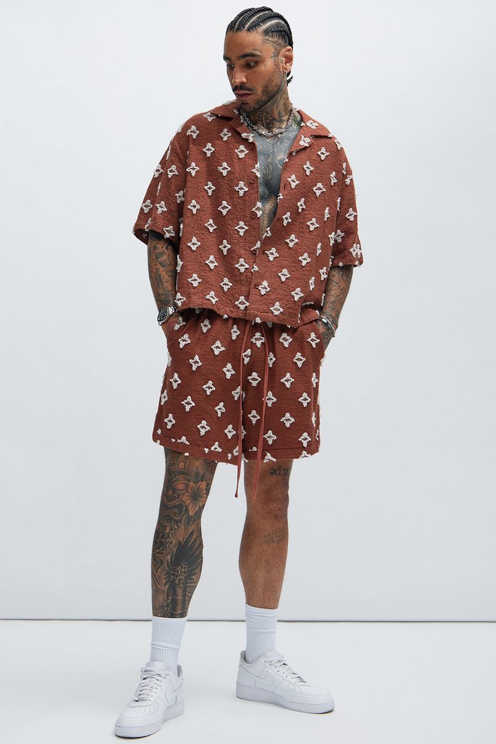 Starlet Warmup Shorts - Brown