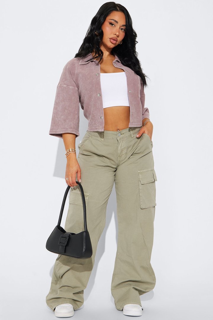 Kassidy Short Sleeve Top - Plum
