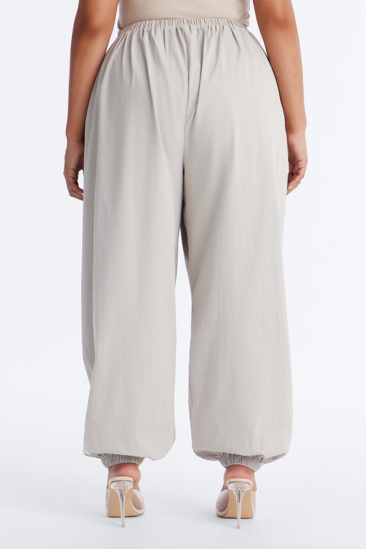 Chill Vibe Balloon Leg Joggers 30″ - Stone