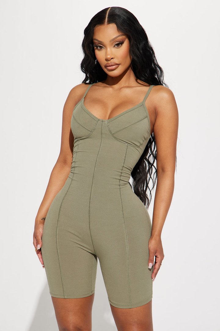 Jenni Romper - Olive