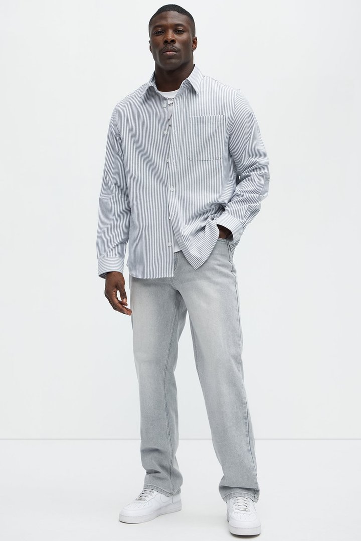 Cornell Straight Jeans - Slate Grey
