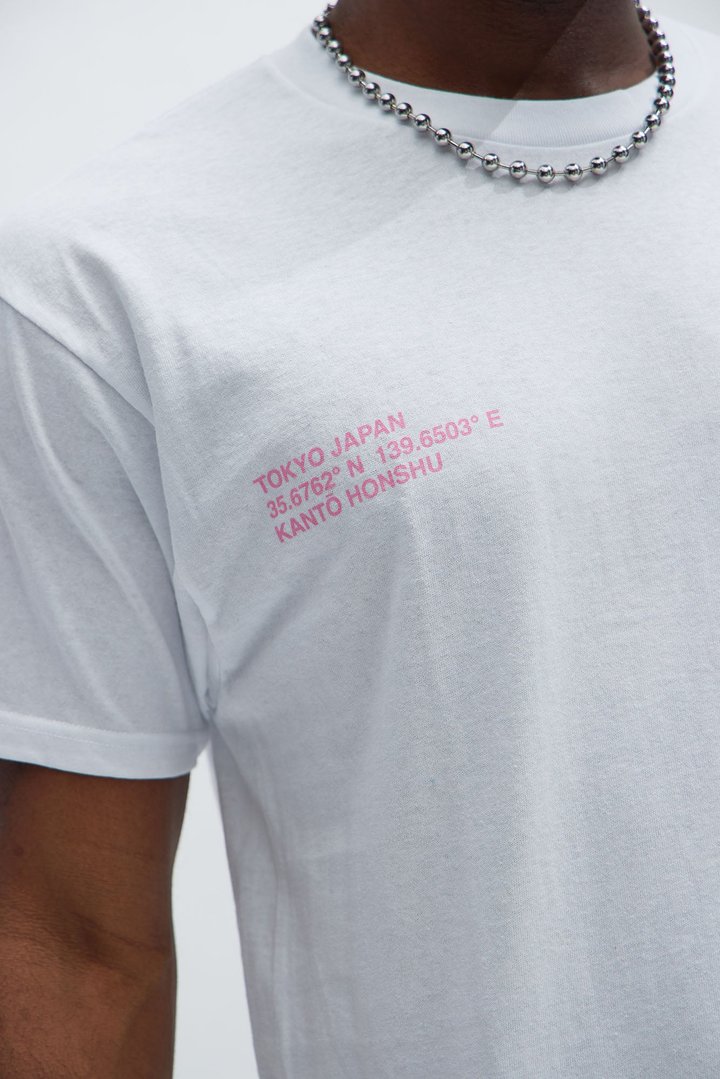 New Beginnings Lotus Short Sleeve Tee - White