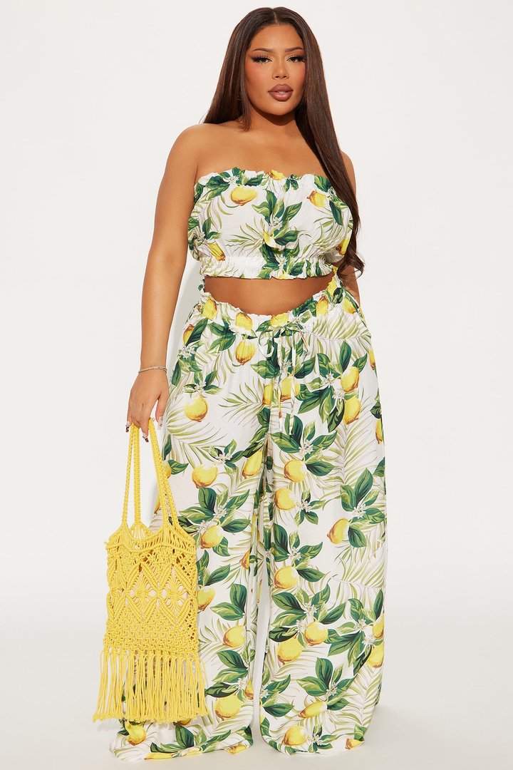 Limoncello Pant Set - Yellow
