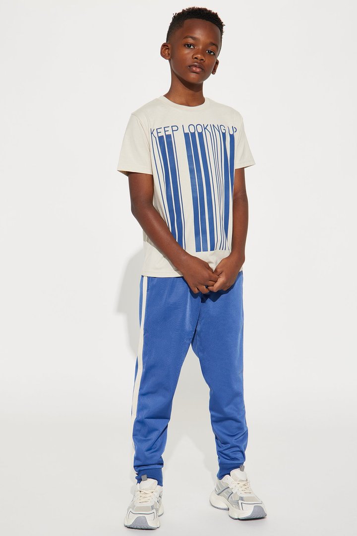 Mini Keep Looking Up Pant Set - Sand/combo