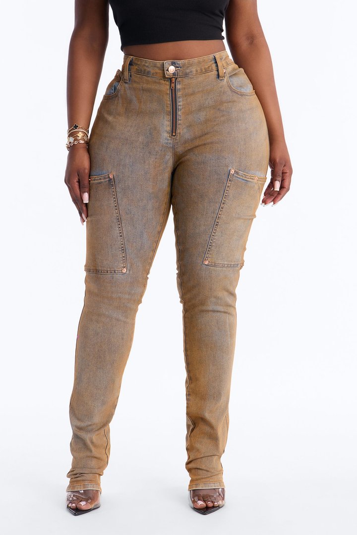 Rosarito Low Rise Skinny Jeans - Vintage Wash