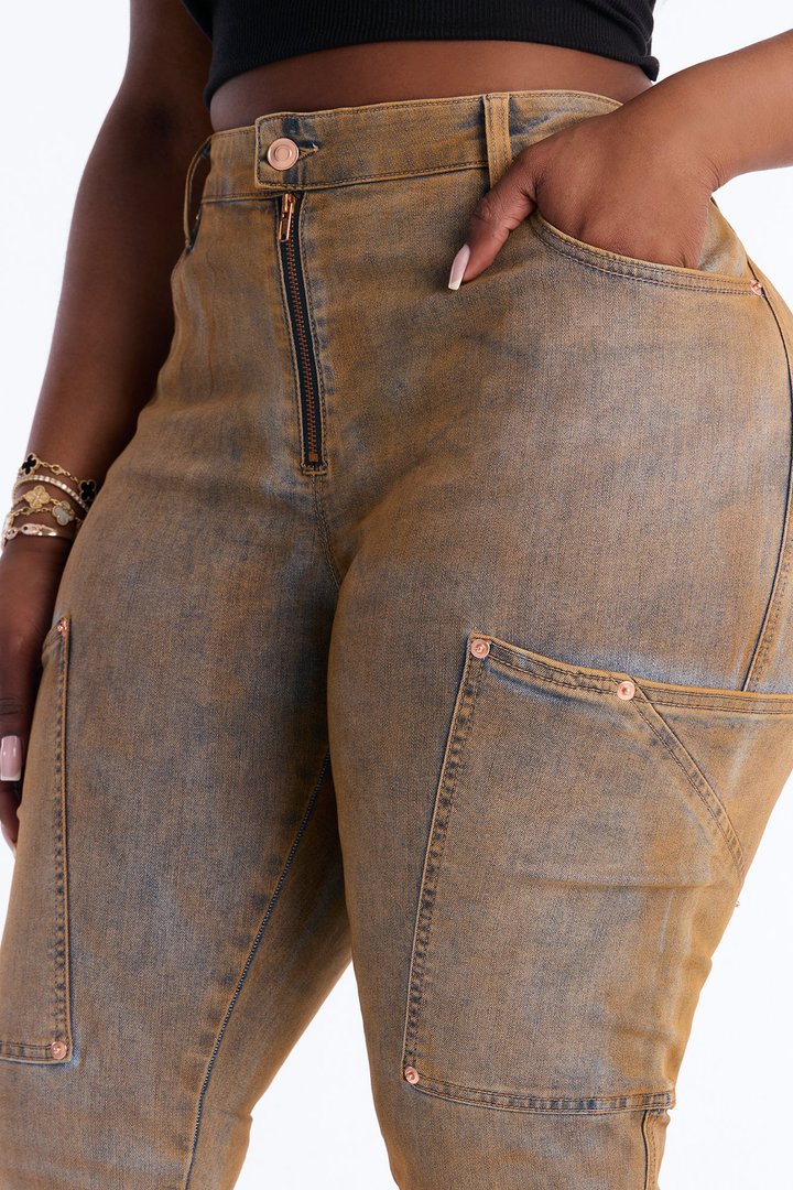 Rosarito Low Rise Skinny Jeans - Vintage Wash