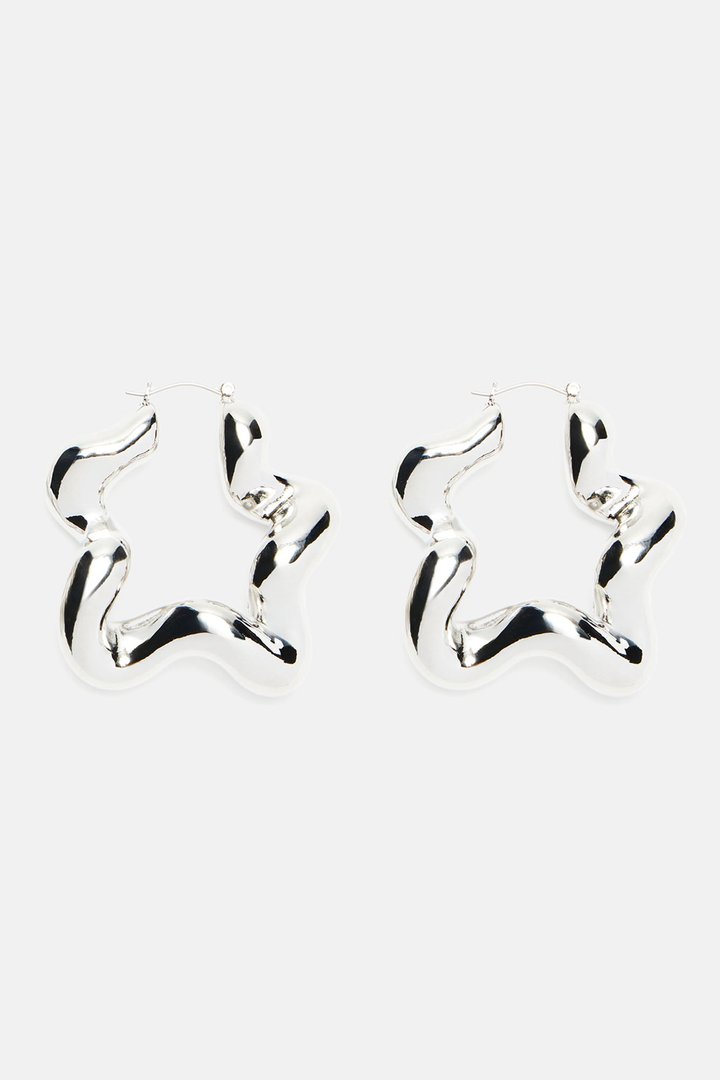 Into The Groove Earrings - Silver