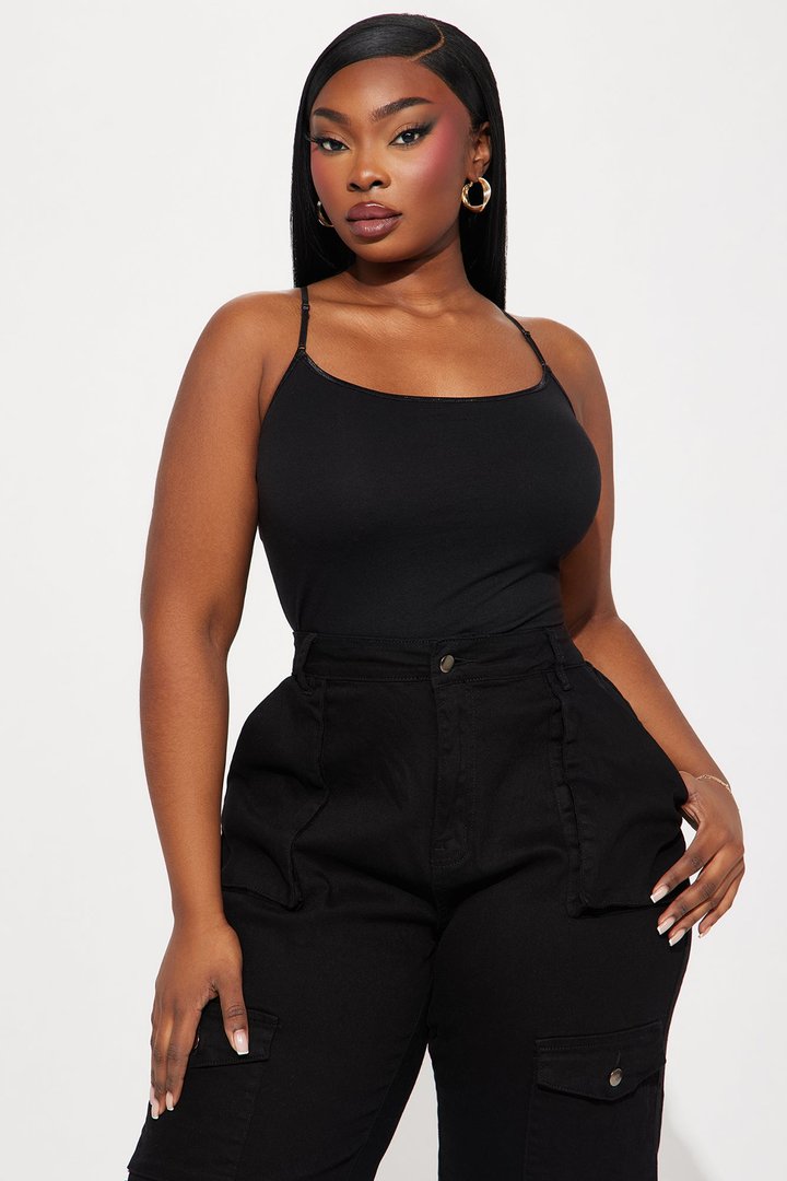 Sara Cami Top - Black