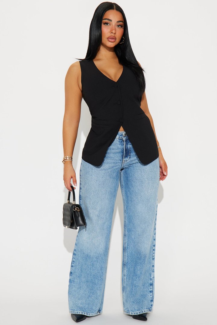 The Carmen Vest - Black