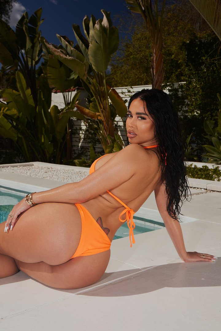 Sun And Surf 4 Piece Bikini Set - Orange