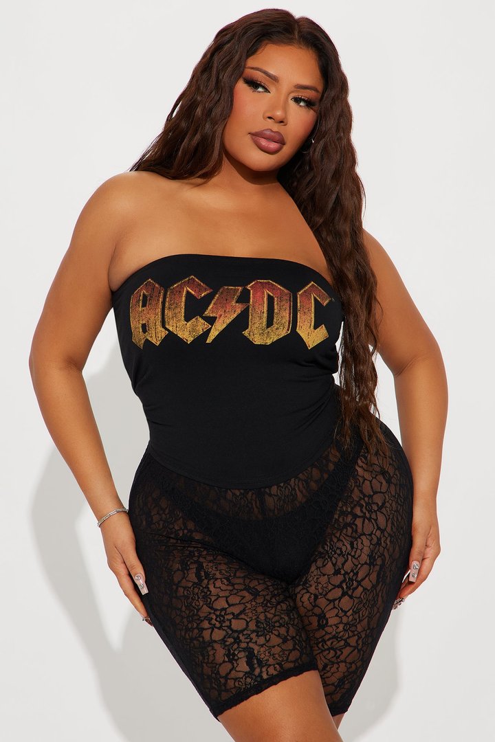 ACDC Electric Tube Top - Black