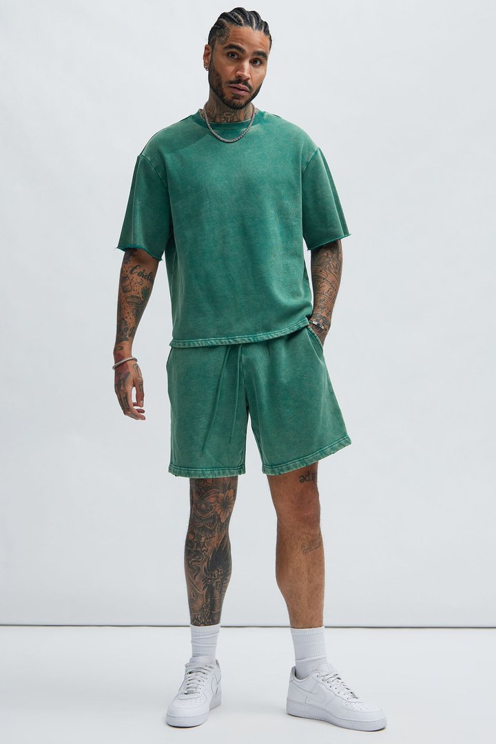 Tayson Heavy Wash Tee - Green