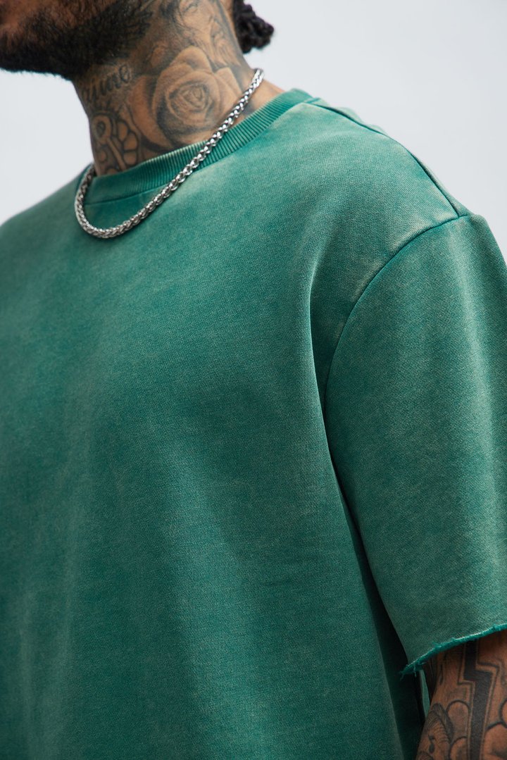 Tayson Heavy Wash Tee - Green