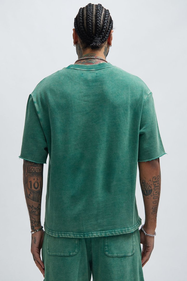 Tayson Heavy Wash Tee - Green