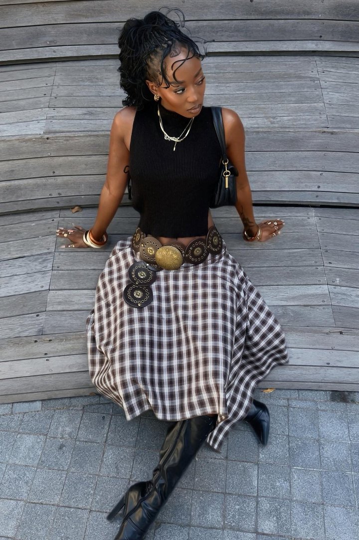 Bring It Back Boho Belt - Brown