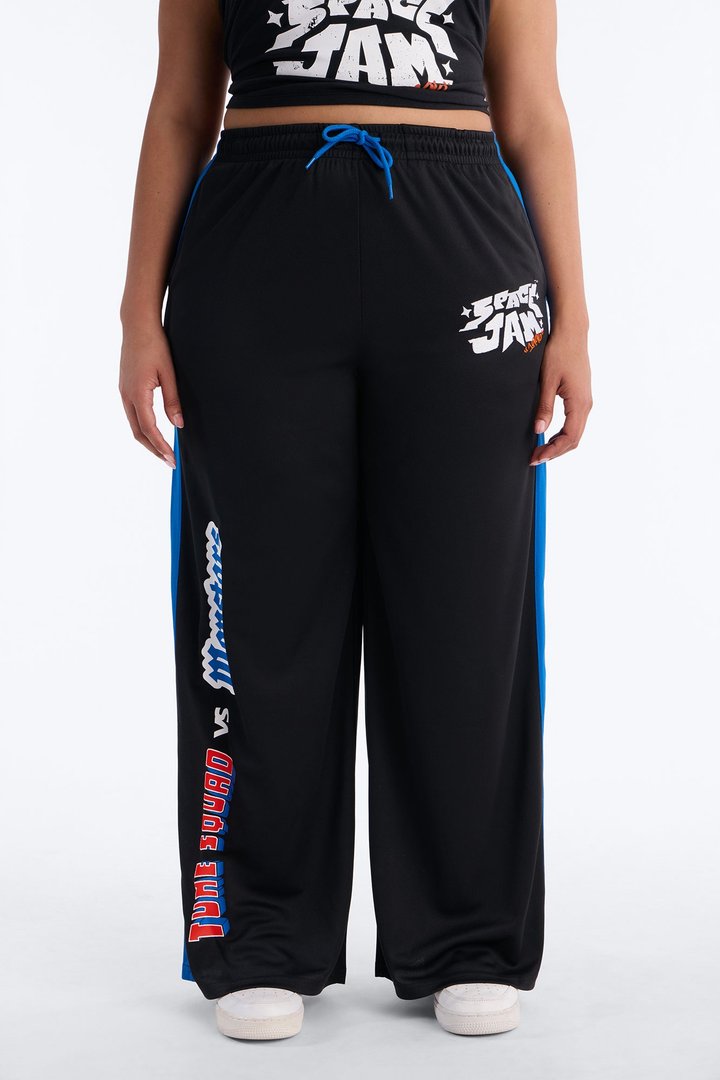 Space Jam Monstars Wide Leg Pant - Black