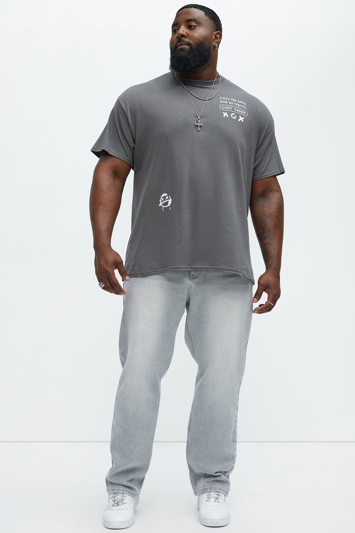 Cornell Straight Jeans - Slate Grey