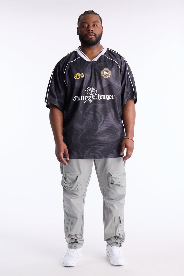 Game Changer Jersey Tee - Black