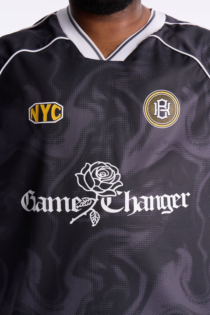 Game Changer Jersey Tee - Black
