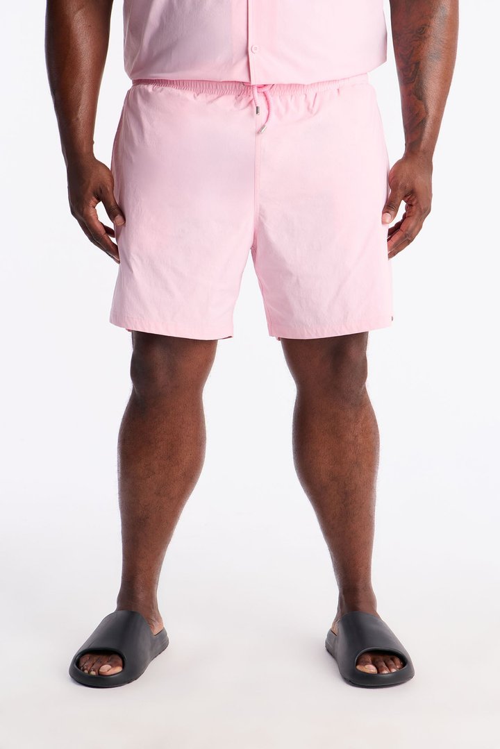 Montez Stretch Swim Trunk 4″ - Pink