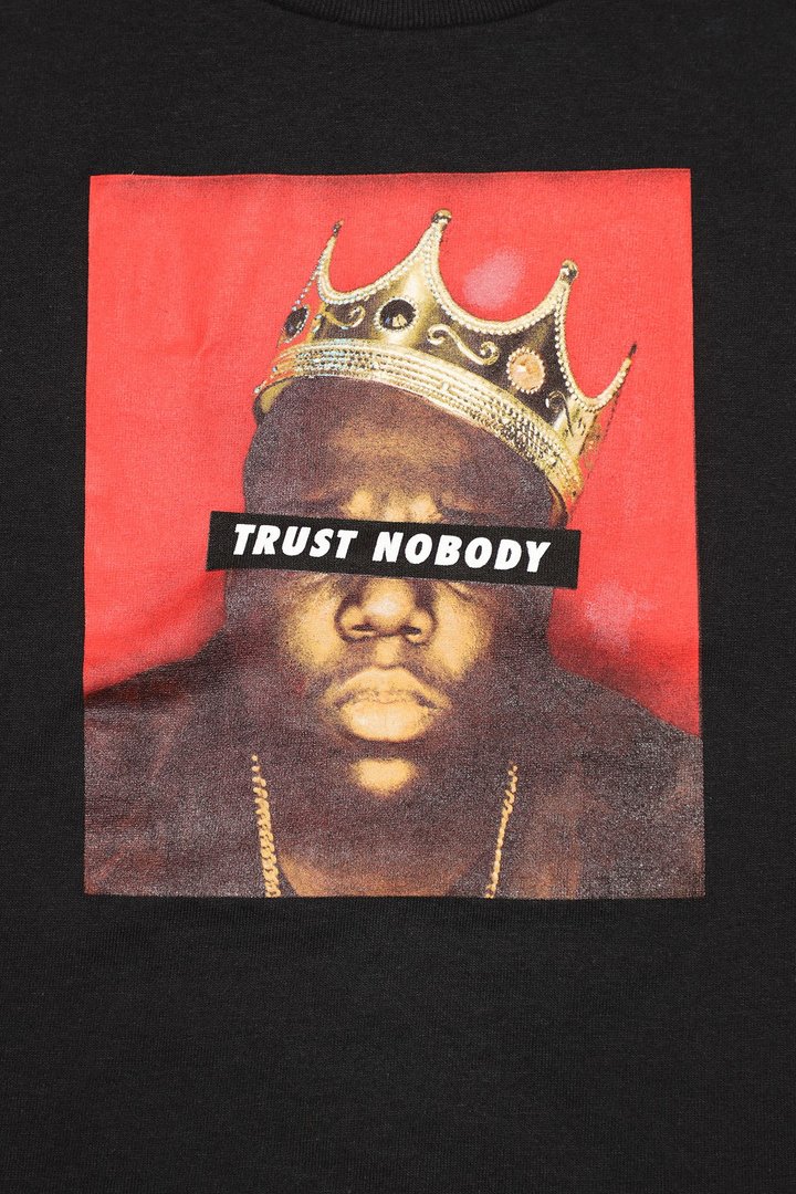 Mini Trust Nobody Short Sleeve Tee - Black