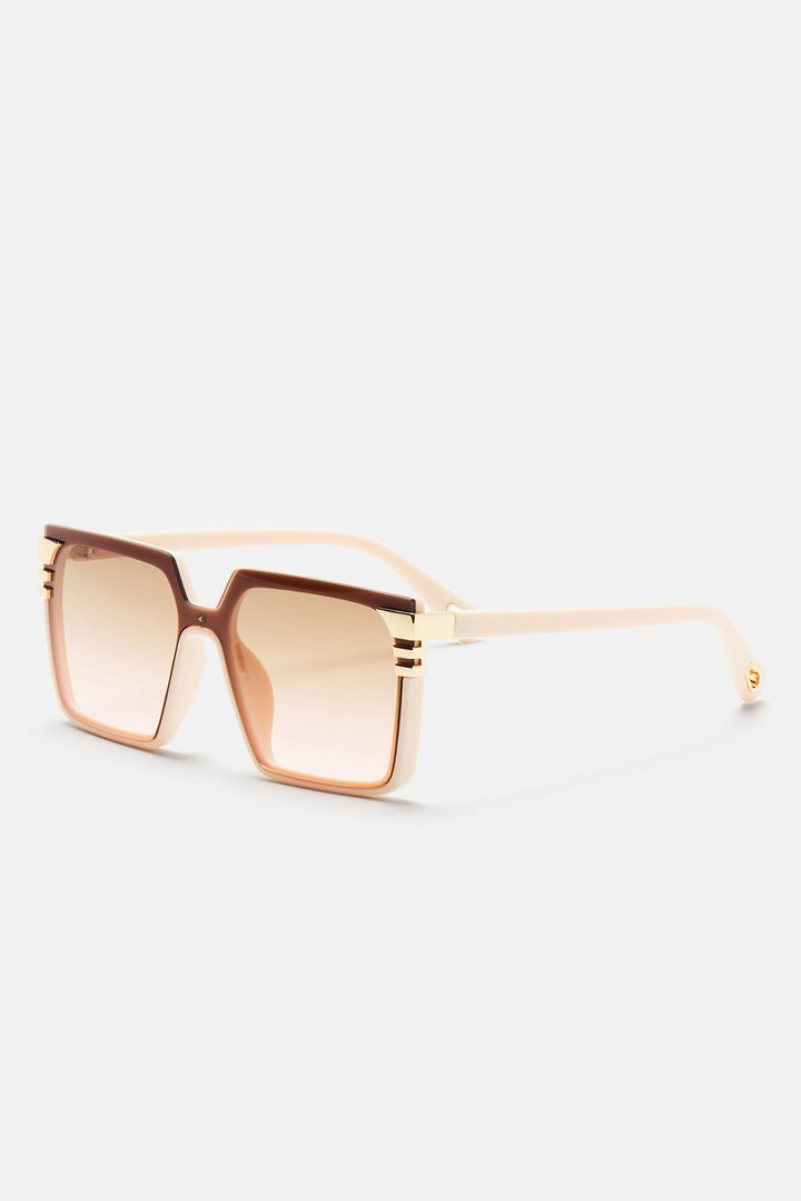 Cant Wait To Go Sunglasses - Nude