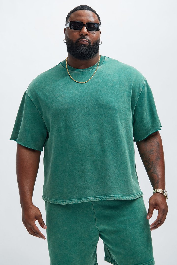 Tayson Heavy Wash Tee - Green