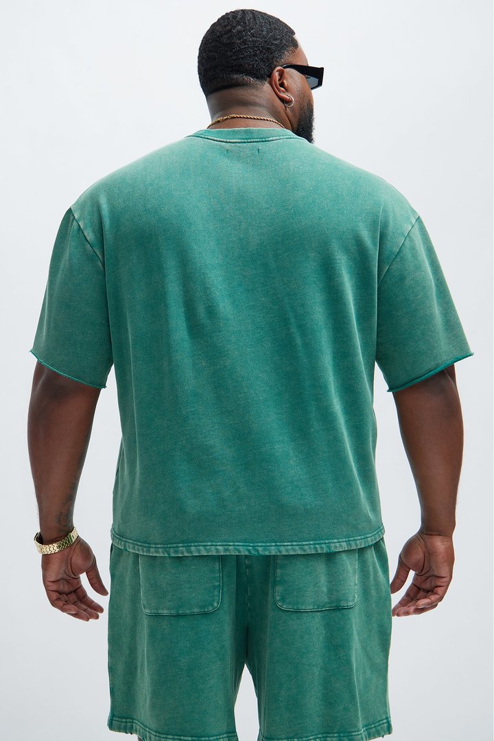 Tayson Heavy Wash Tee - Green