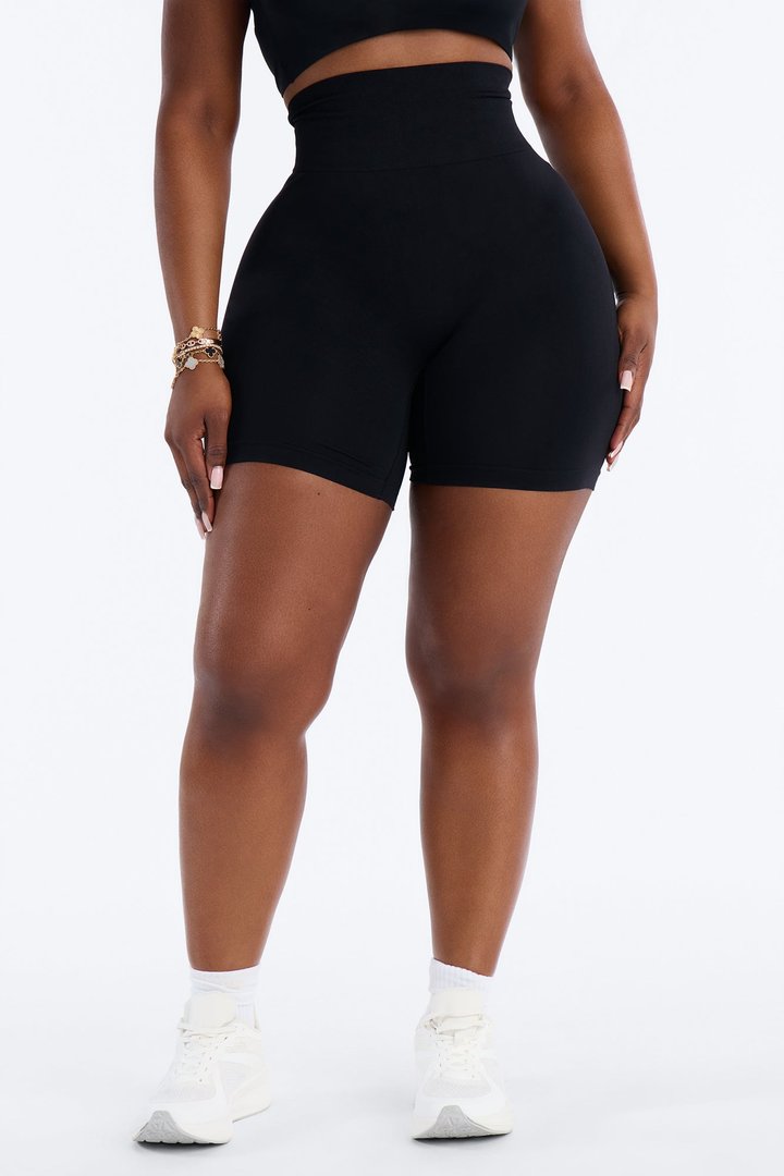 Smooth And Ready Seamless Boxer Brief Panty - Black