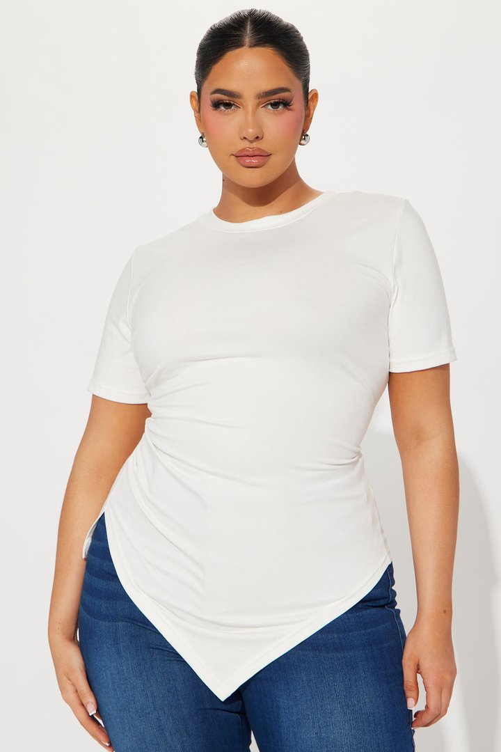 Take Control Asymmetrical Top - Ivory