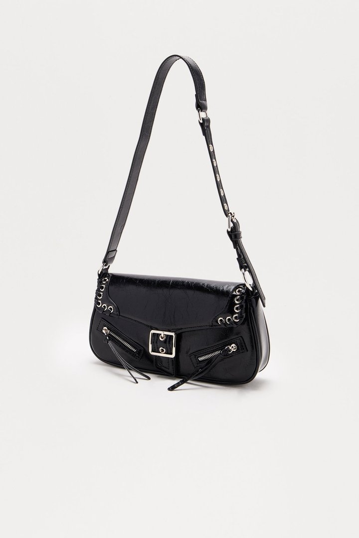 Night Out Shoulder Bag - Black