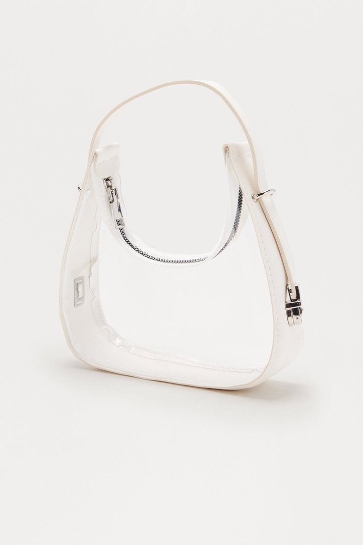 Cali Clear Handbag - White