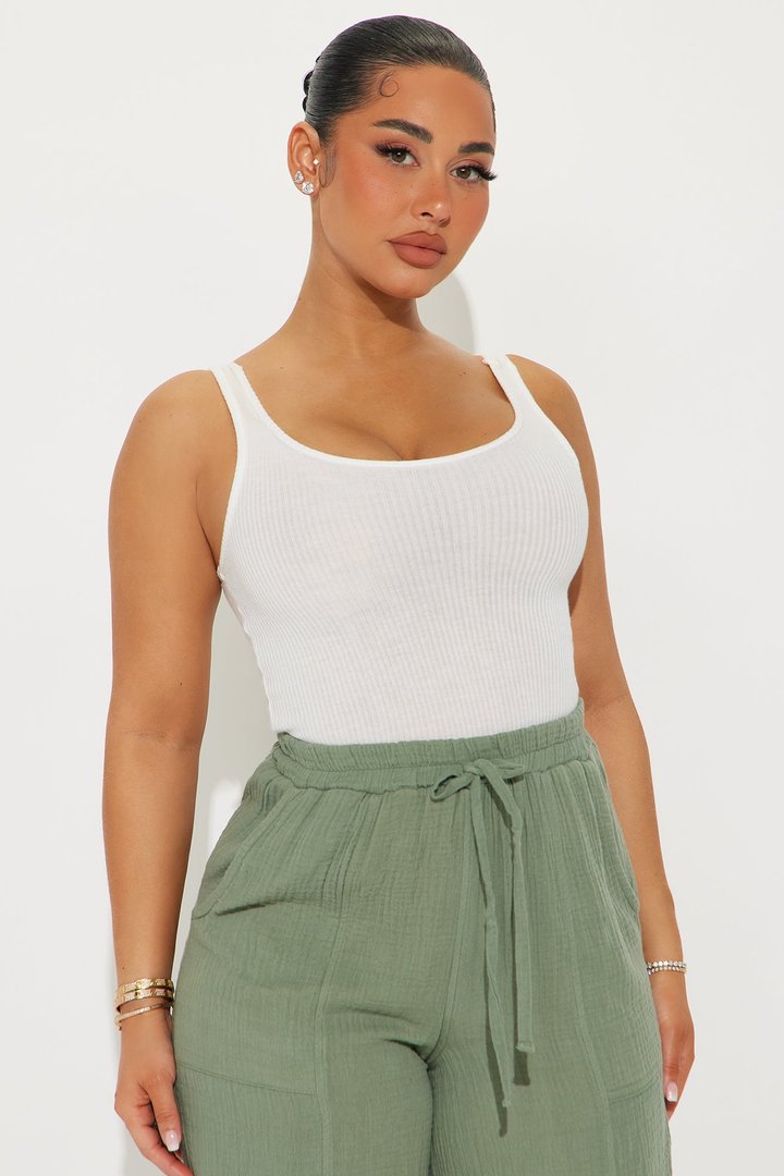 Cozumel Gauze Jumpsuit - Olive/combo
