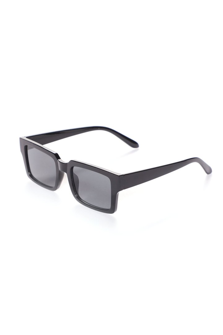 Same Day Different Girl Square Sunglasses - Black