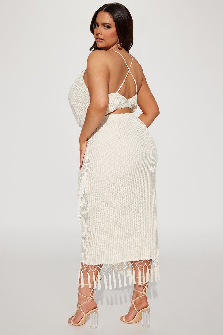 Next Vacation Skirt Set - Cream