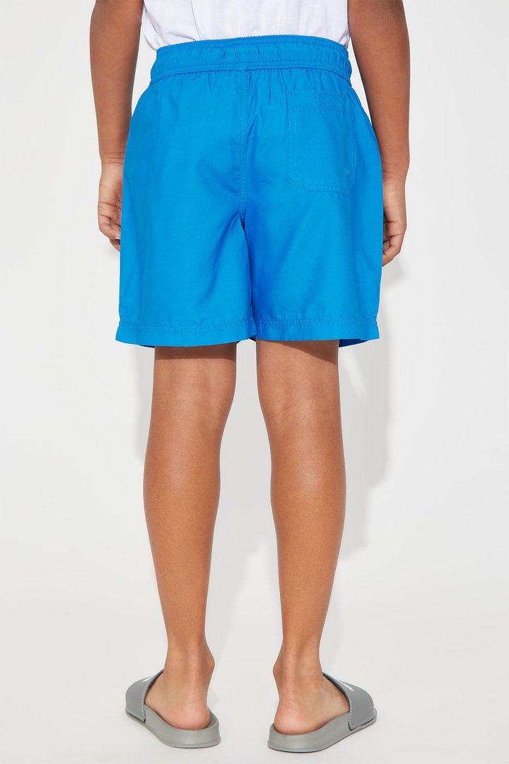 Mini I'm The Goat Swim Trunk - Blue