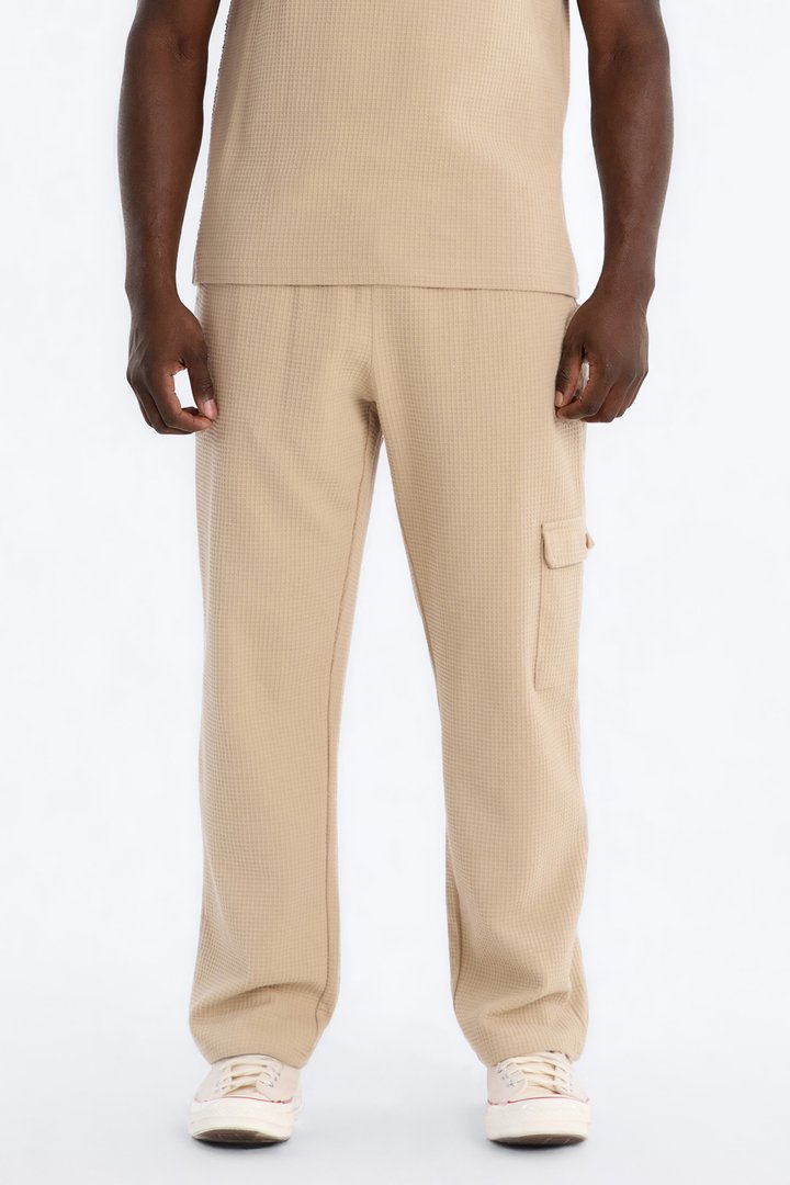 Straight Culver City Waffle Knit Pant - Stone