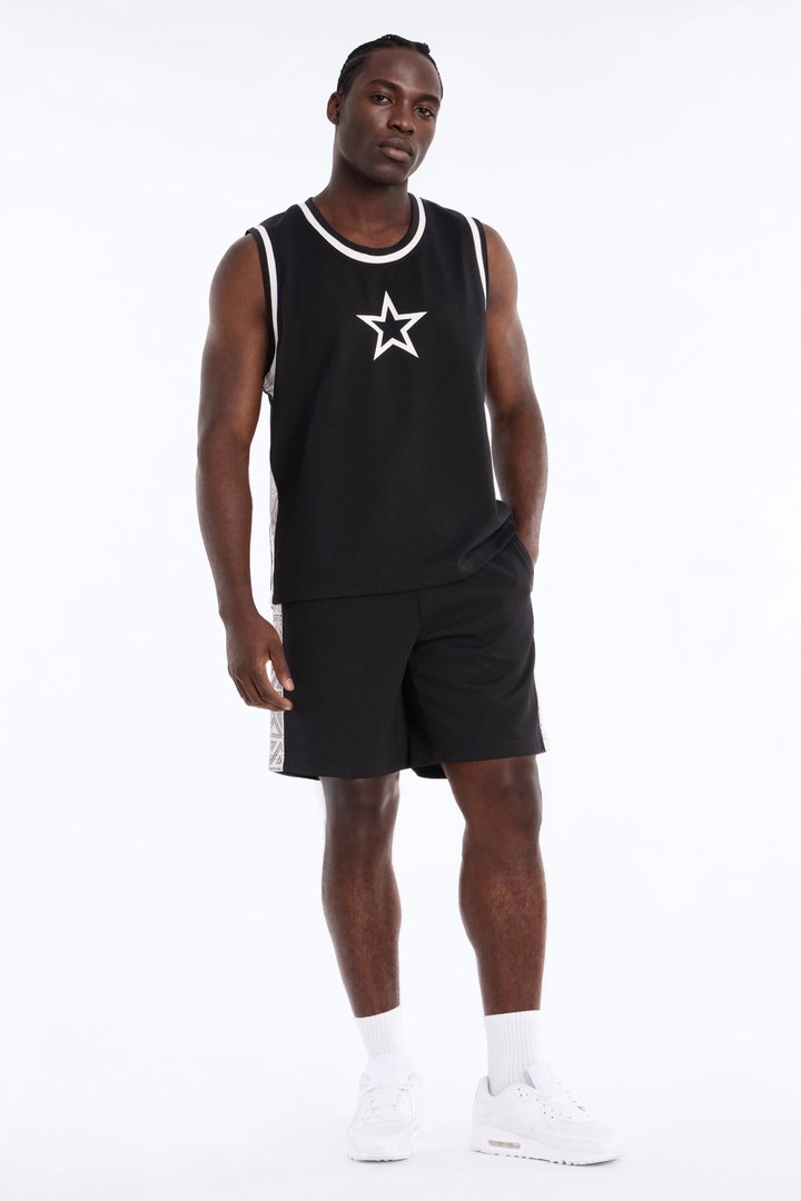 Relaxed All Stars Elevated Jersey Short - Black